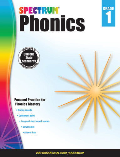 SPECTRUM COMMON CORE PHONICS GRADE 1