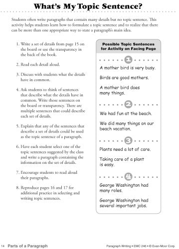 PARAGRAPH WRITING GRADE 2-4 REVISED