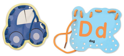 ALPHABET LACING CARDS