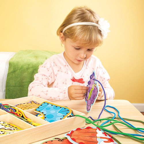 ALPHABET LACING CARDS