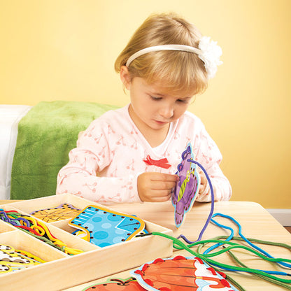 ALPHABET LACING CARDS