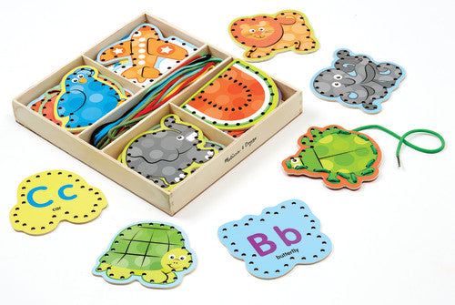 ALPHABET LACING CARDS