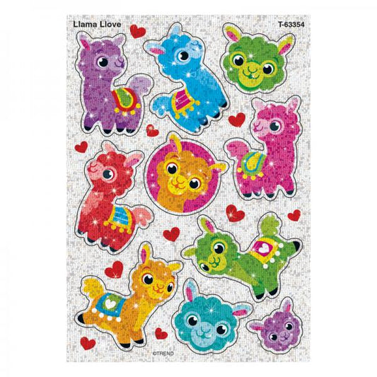 STICKERS: LLAMA LOVE SPARKLE