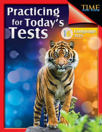 (SALE) PRACTICING FOR TODAY'S TESTS LANGUAGE ARTS LEVEL 6