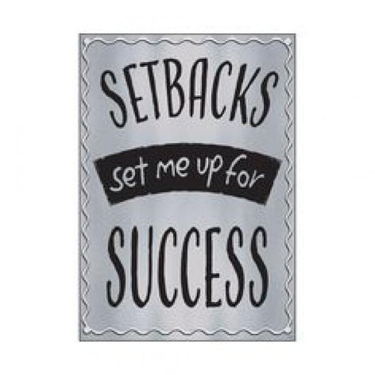 POSTER: SETBACKS SET ME UP FOR