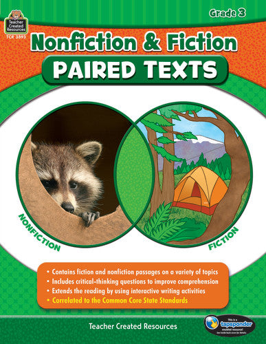 (SALE) NONFICTION & FICTION PAIRED TEXTS GRADE 3