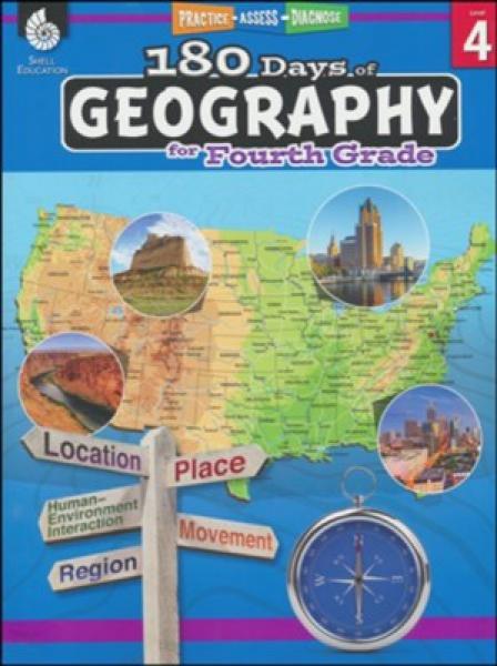 180 DAYS OF GEOGRAPHY FOR FOURTH GRADE