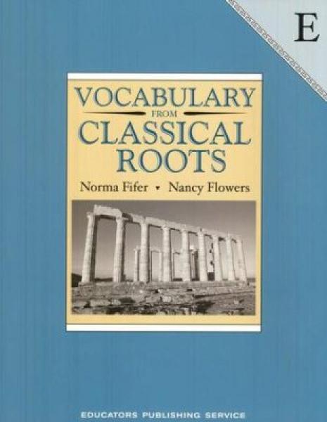 (sale)VOCABULARY FROM CLASSICAL ROOTS: LEVEL E WORKBOOK GRADE 11