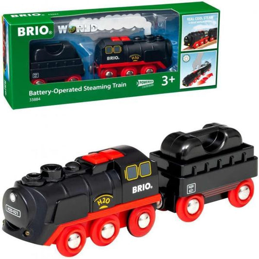 BRIO: BATTERY-OPERATED STEAMING TRAIN