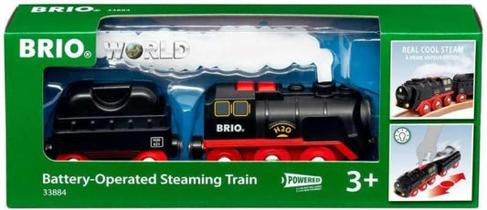 BRIO: BATTERY-OPERATED STEAMING TRAIN