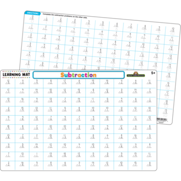 LEARNING MAT SUBTRACTION