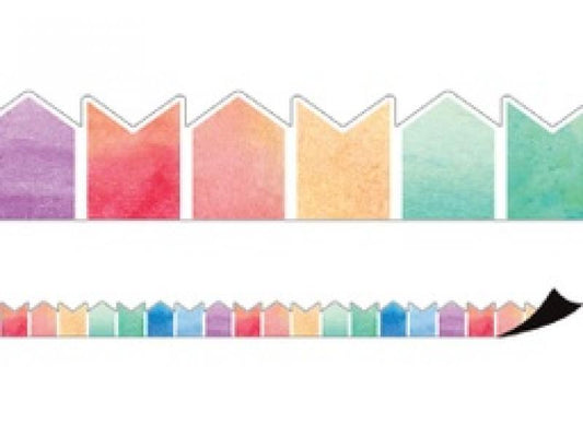 MAGNETIC BORDER: WATERCOLOR PENNANTS