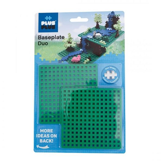 PLUS PLUS BASEPLATE DUO GREEN