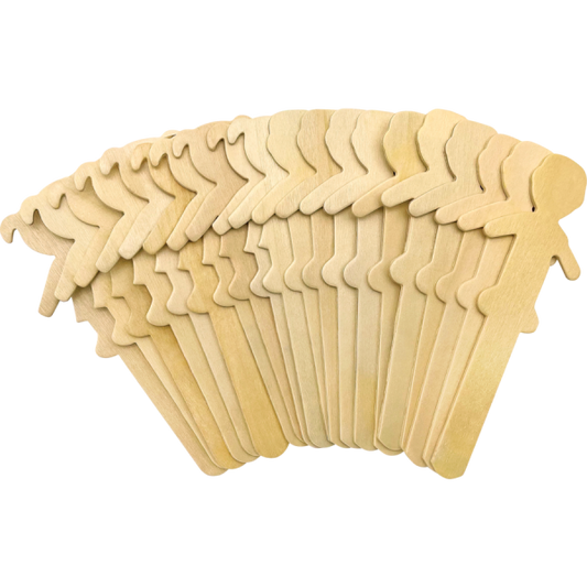 STEM BASICS: PEOPLE-SHAPED CRAFT STICKS 50PCS
