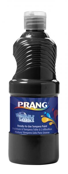 (SALE)WASHABLE TEMPERA PAINT: BLACK 16 OZ.