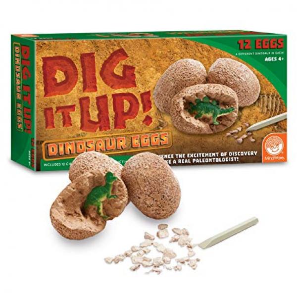 DIG IT UP! DINOSAUR EGGS SET OF 12