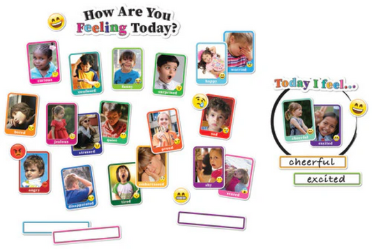 SMART POLY MINI BULLETIN BOARD SET: HOW ARE YOU FEELING TODAY?