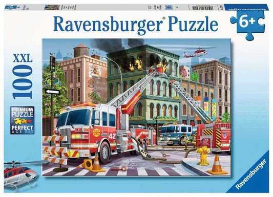 PUZZLE: FIRE TRUCK RESCUE 100 PIECE