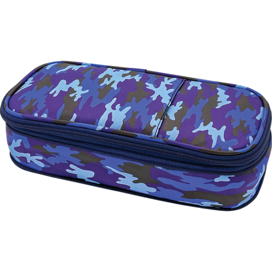 PENCIL CASE: BLUE CAMO
