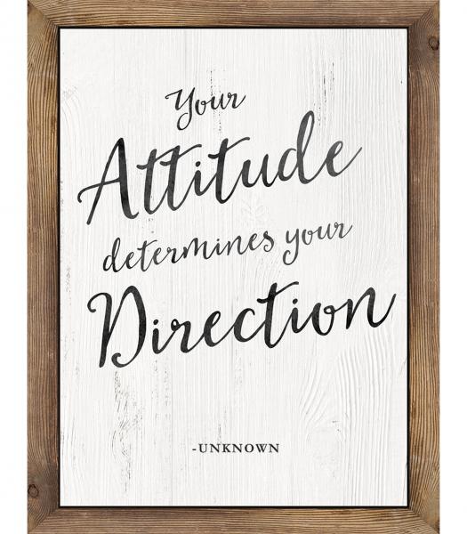 (SALE) (D) CHART: YOUR ATTITUDE DETERMINES... INDUSTRIAL CHIC