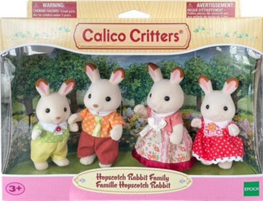CALICO CRITTERS CHOCOLATE RABBIT FAMILY