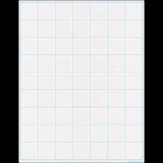 CHART: WRITE-ON/WIPE-OFF GRAPHING GRID LARGE SQUARES