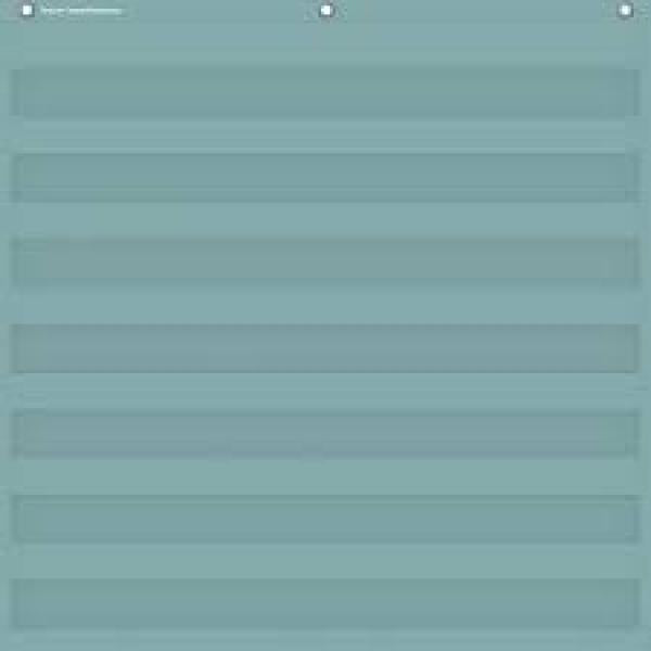 POCKET CHART: CALMING BLUE 7 POCKET