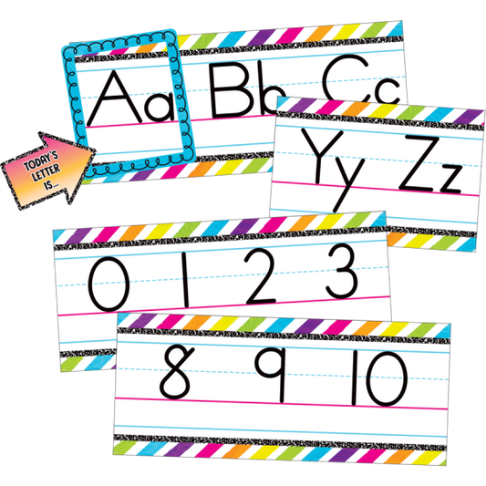 BULLETIN BOARD SET: BRIGHTS 4EVER ALPHABET