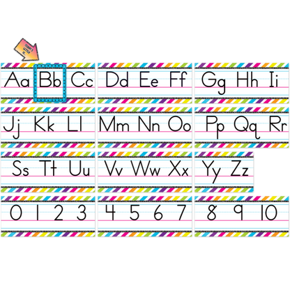 BULLETIN BOARD SET: BRIGHTS 4EVER ALPHABET