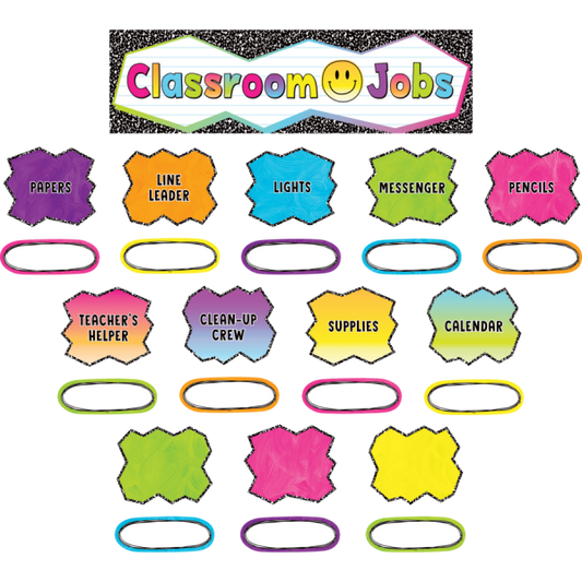 MINI BULLETIN BOARD SET: BRIGHTS 4EVER CLASSROOM JOBS