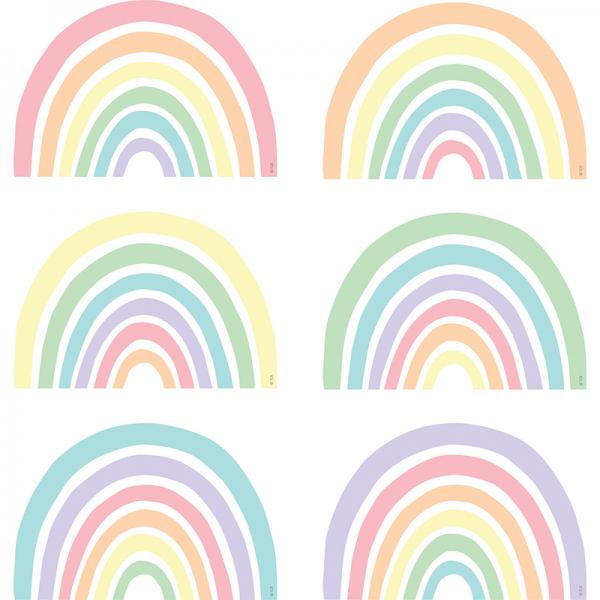 ACCENTS: PASTEL POP RAINBOWS