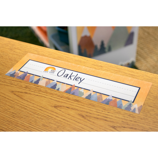 NAME PLATES: MOVING MOUNTAINS