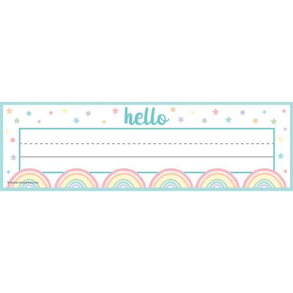 NAME PLATES: PASTEL POP