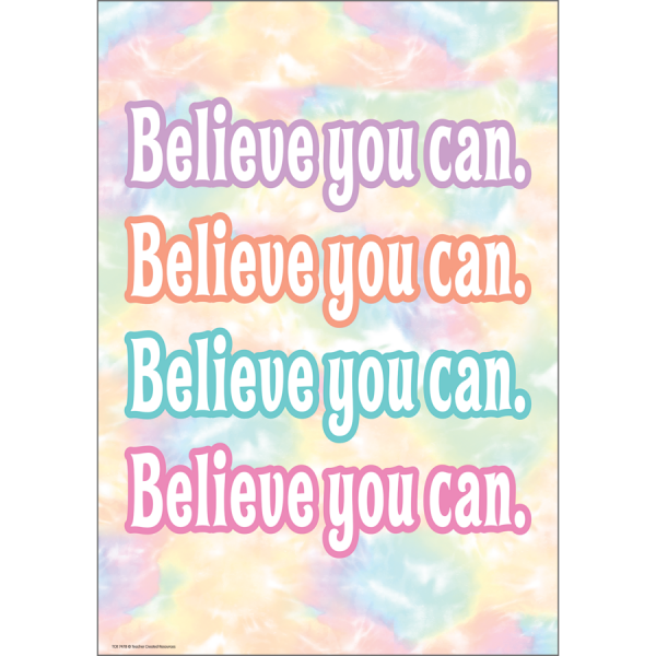 POSTER: PASTEL POP BELIEVE YOU CAN