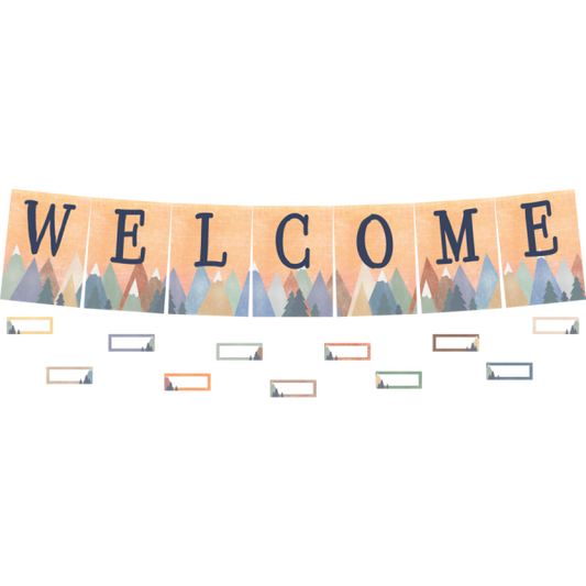 BULLETIN BOARD SET: MOVING MOUNTAINS WELCOME
