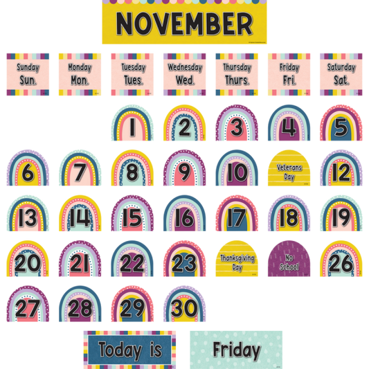 POCKET CHART CARDS: OH HAPPY DAY CALENDAR