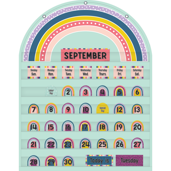 POCKET CHART CARDS: OH HAPPY DAY CALENDAR