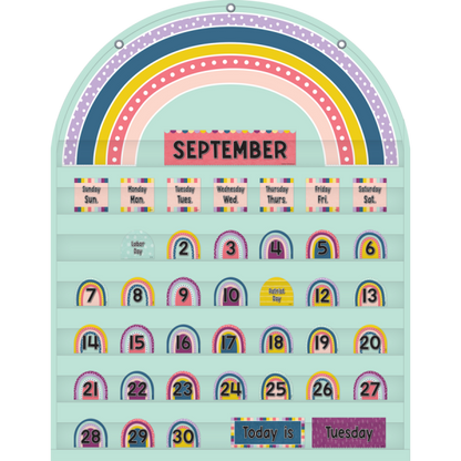 POCKET CHART CARDS: OH HAPPY DAY CALENDAR