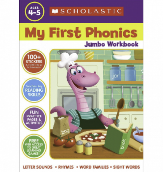 MY FIRST PHONICS JUMBO WORKBOOK