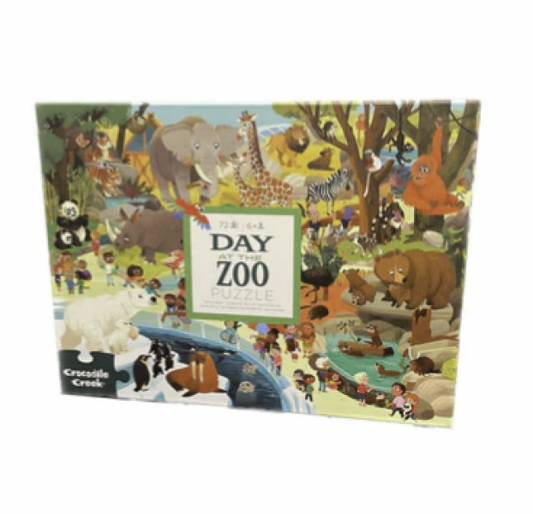 PUZZLE: DAY AT THE ZOO 72PCS