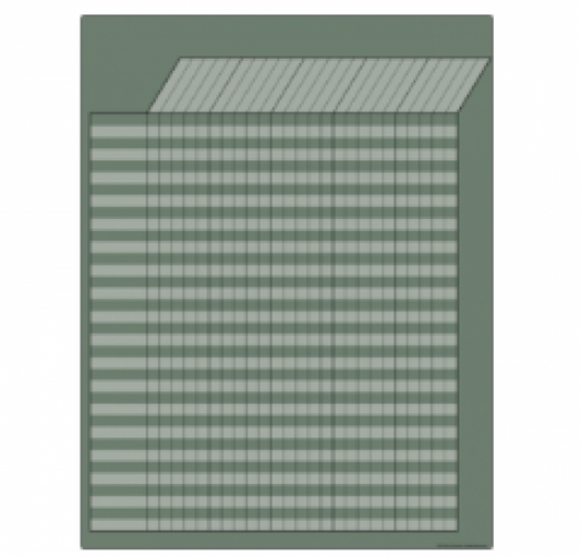WRITE-ON/WIPE-OFF INCENTIVE CHART: EUCALYPTUS GREEN