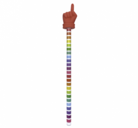 HAND POINTER: COLORFUL STRIPES