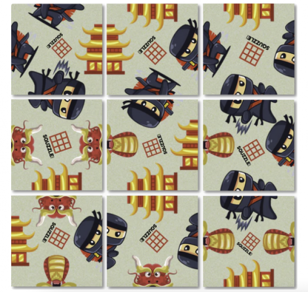 SQUZZLE NINJAS & DRAGONS