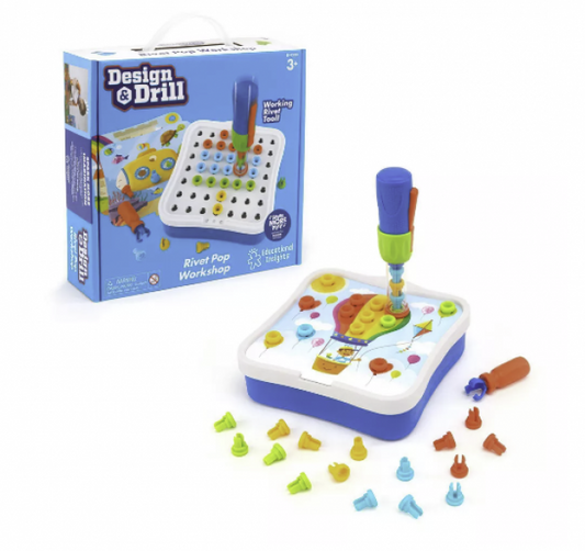 DESIGN AND DRILL: RIVET POP WORKSHOP