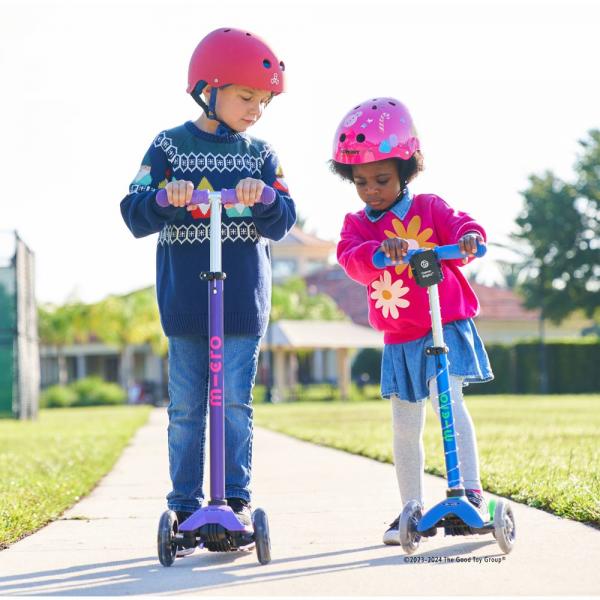 KICKBOARD: MINI DELUXE LED - CRYSTAL BLUE