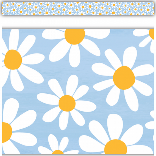 BORDER: DAISIES