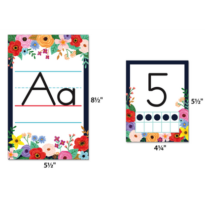 BULLETIN BOARD SET: WILDFLOWERS ALPHABET