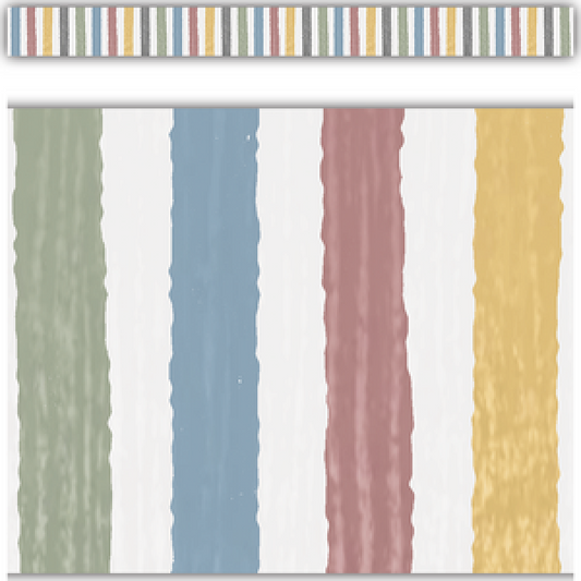 BORDER: CLASSROOM COTTAGE STRIPES