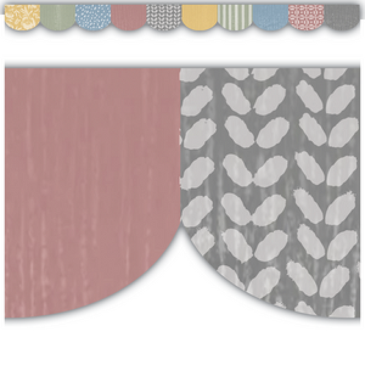 BORDER: CLASSROOM COTTAGE SCALLOPED