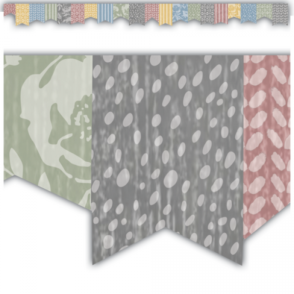 BORDER: CLASSROOM COTTAGE PENNANTS